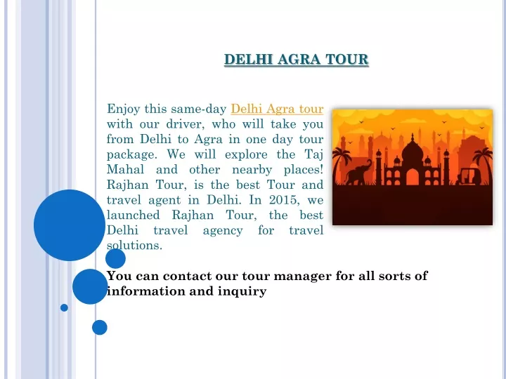 delhi agra tour