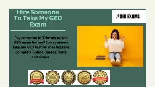pay someone to take my ged exam