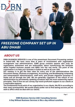 freezone company set up in abu dhabi