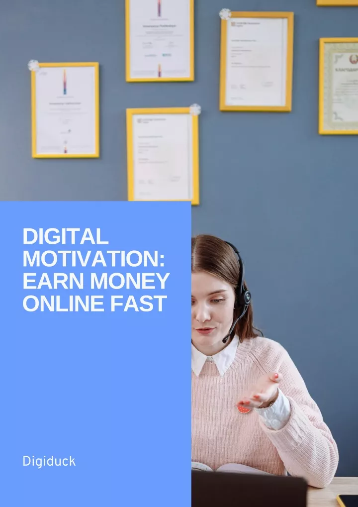 digital motivation earn money online fast