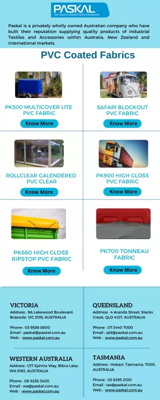 Find Quality PVC Coated Polyester Fabric in Australia