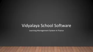 vidyalaya school software