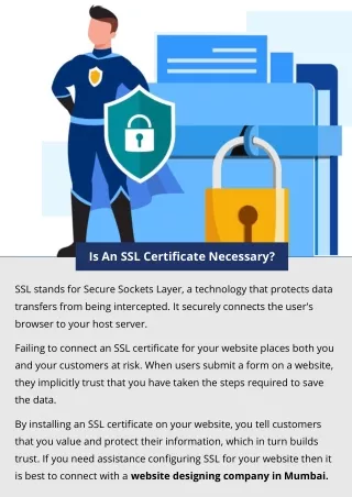 is an ssl certificate necessary