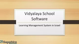 vidyalaya school software