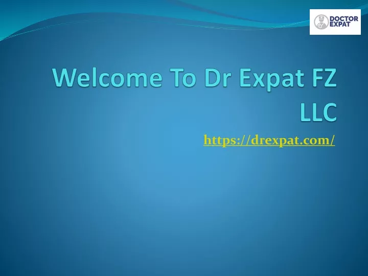 welcome to dr expat fz llc