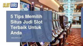 Situs Judi Slot Online Slotbiru