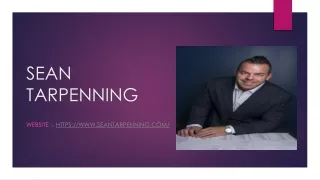 Sean Tarpenning – Skillfull  and Honest  Real Estate Specialist at USREEB