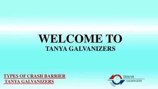 Types of Crash Barrier – Tanya Galvanizers