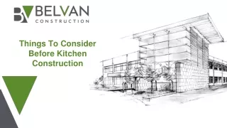 things to consider before kitchen construction
