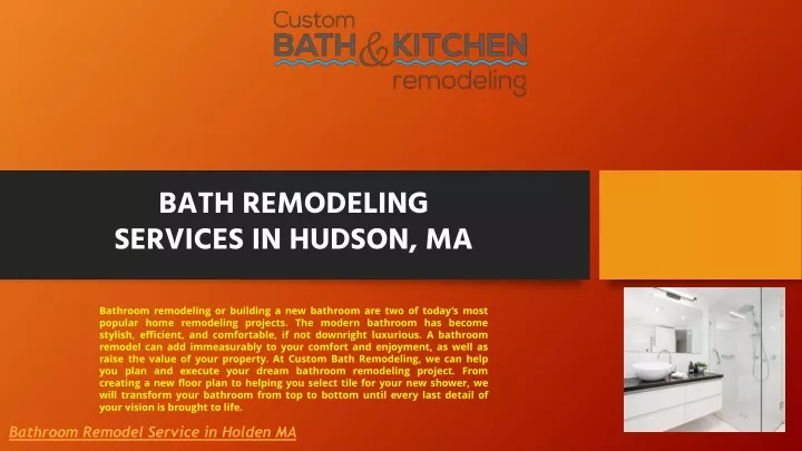 bath remodeling services in hudson ma