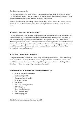 localbitcoins clone script