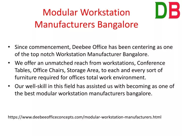 modular workstation manufacturers bangalore