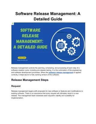 software release management a detailed guide
