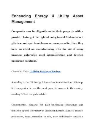 enhancing management