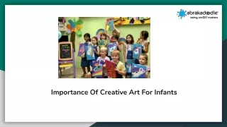 Importance Of Creative Art For Infants