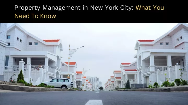 property management in new york city what