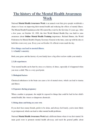 Backcare Awareness Week