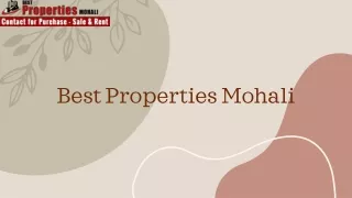 Property in Mohali | Best Properties Mohali