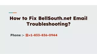 How to Fix BellSouth.net Email Troubleshooting?