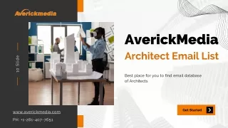 averickmedia architect email list