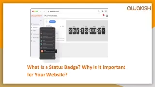 What Is a Status Badge? Why Is It Important for Your Website?