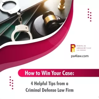 4 Tips from Criminal Justice Lawyers to Win a Criminal Case