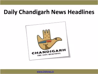 Daily Chandigarh News Headlines - chdnews.in