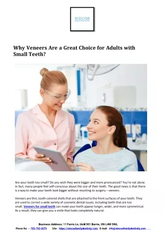 Why Veneers Are a Great Choice for Adults with Small Teeth- PDF File- DEC 2022- Simcoe family dentistry (3)