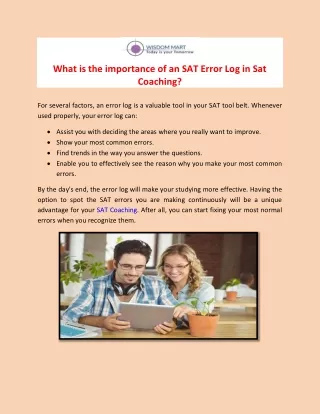 what is the importance of an sat error