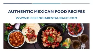 Authentic Mexican Food Recipes