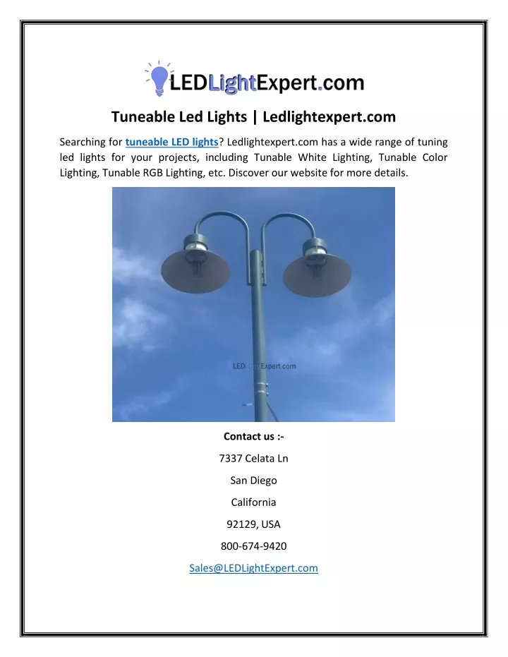 tuneable led lights ledlightexpert com