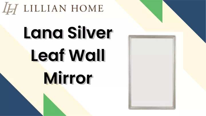 lana silver leaf wall mirror mirror