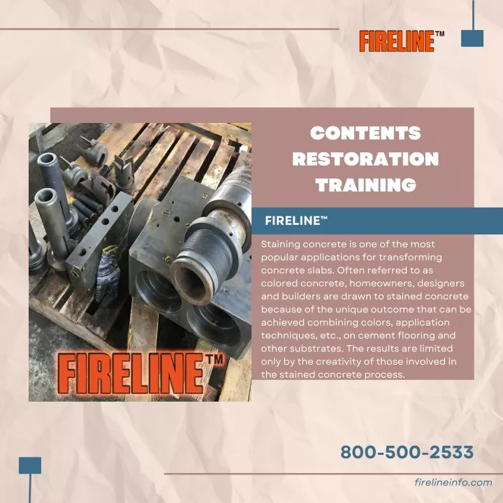 contents restoration training fireline