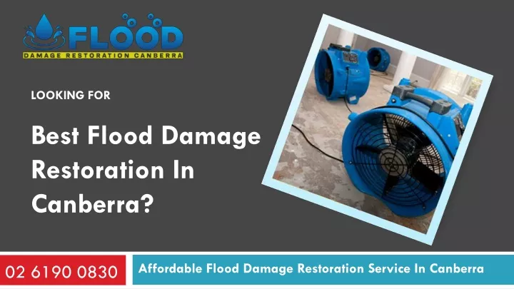affordable flood damage restoration service in canberra
