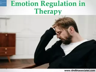 Emotion Regulation in Therapy | CBT DBT Associates