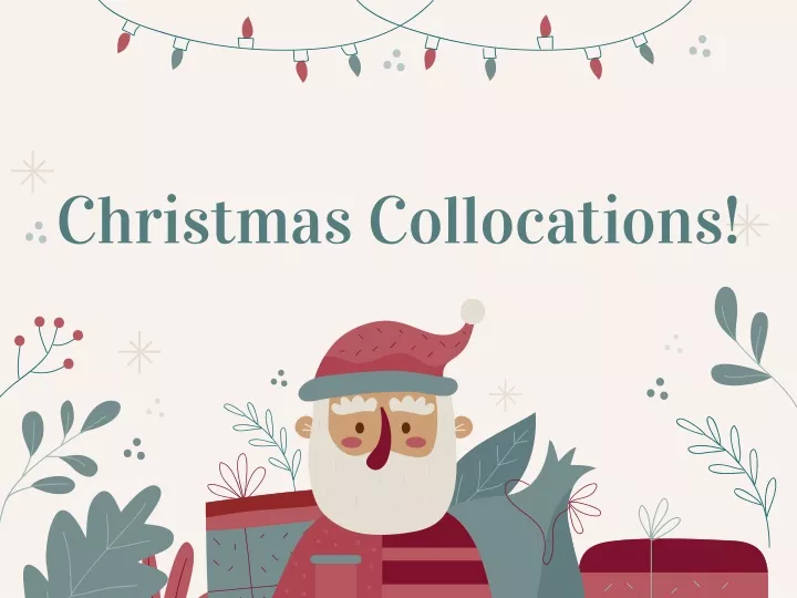 christmas collocations