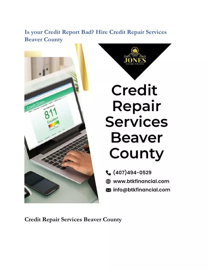 is your credit report bad hire credit repair