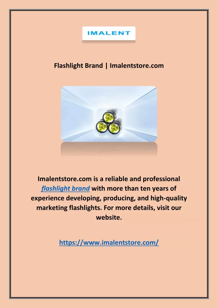 flashlight brand imalentstore com