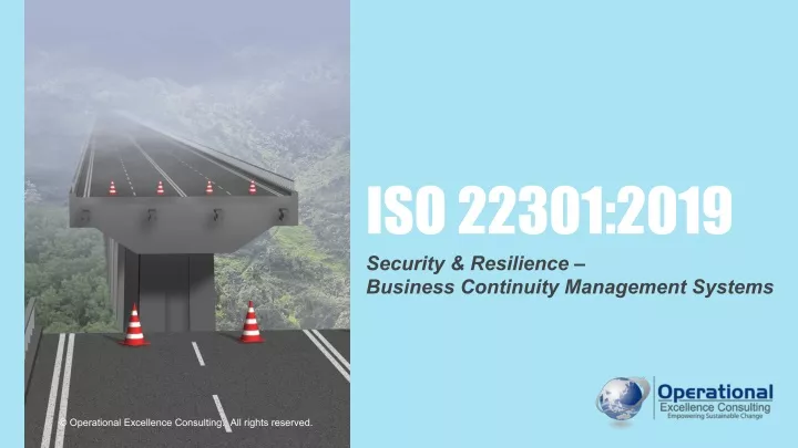 iso 22301 2019 security resilience business