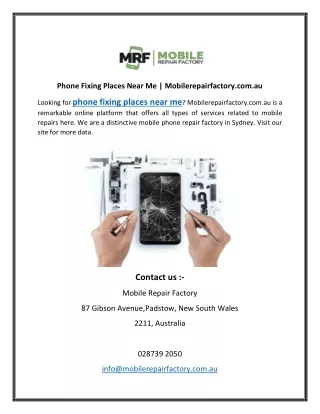 phone fixing places near me mobilerepairfactory