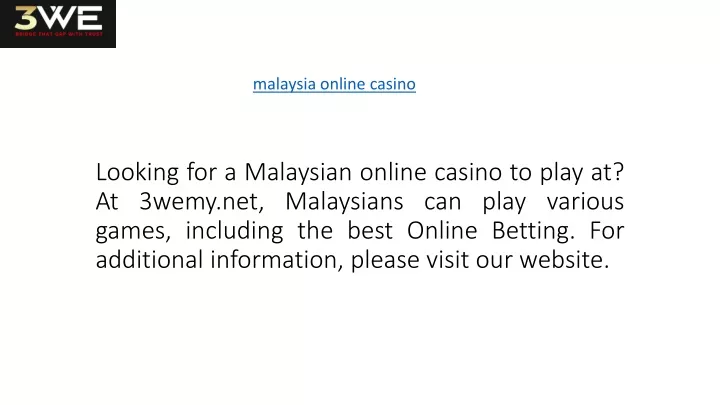 malaysia online casino