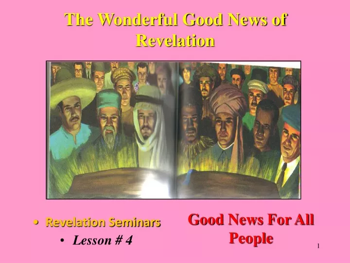 the wonderful good news of revelation