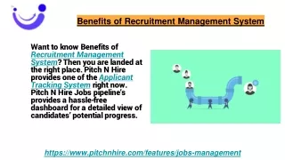 benefits of recruitment management system