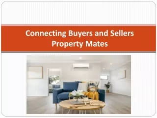 connecting buyers and sellers property mates