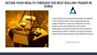 retain your wealth through the best bullion