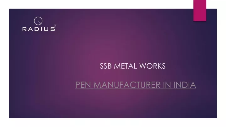 ssb metal works