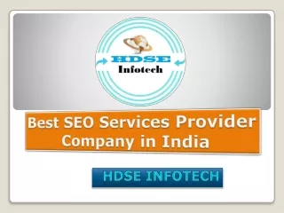 Best SEO Services Provider Company in India