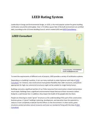 leed rating system