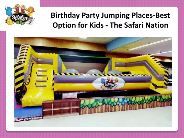 birthday party jumping places best option