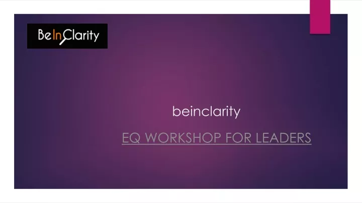 beinclarity